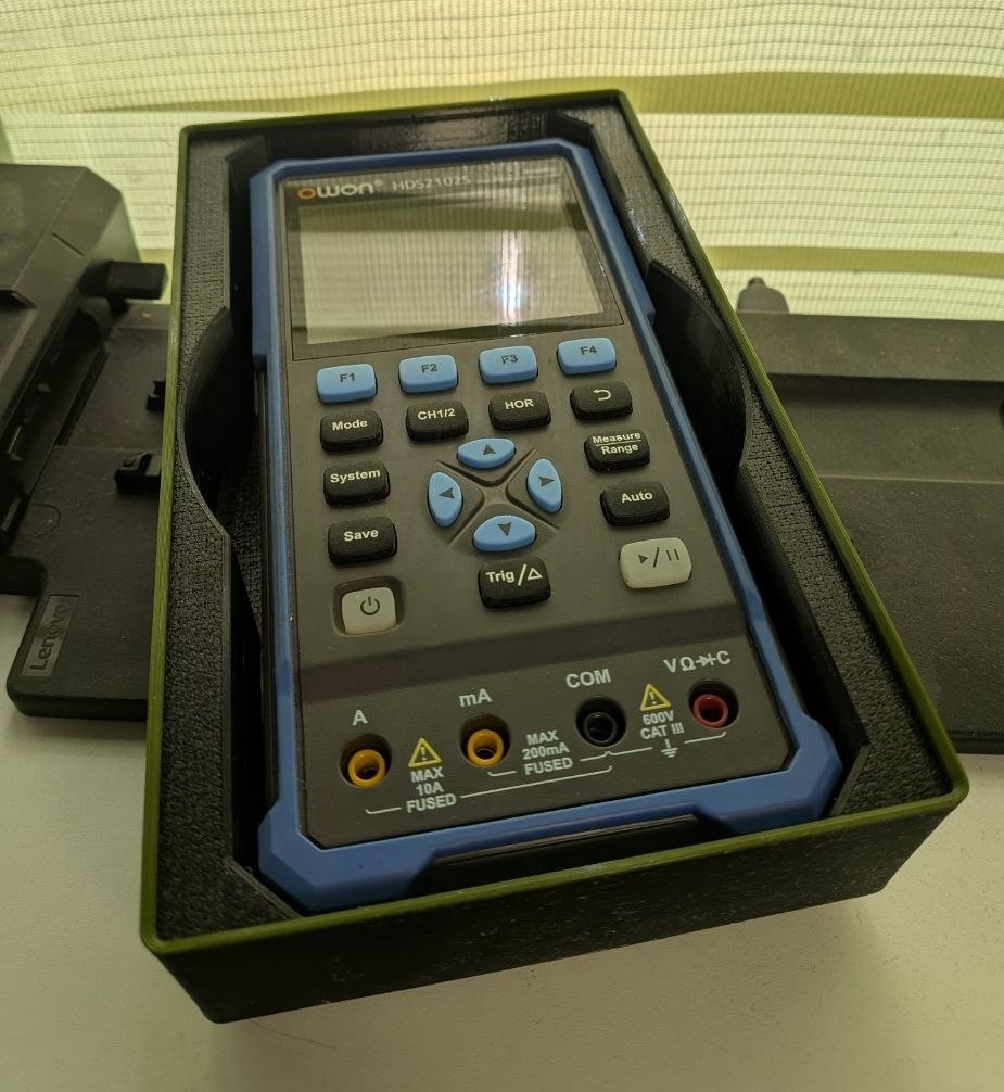 Owon HDS21xx Gridfinity Bin (increased seat)
