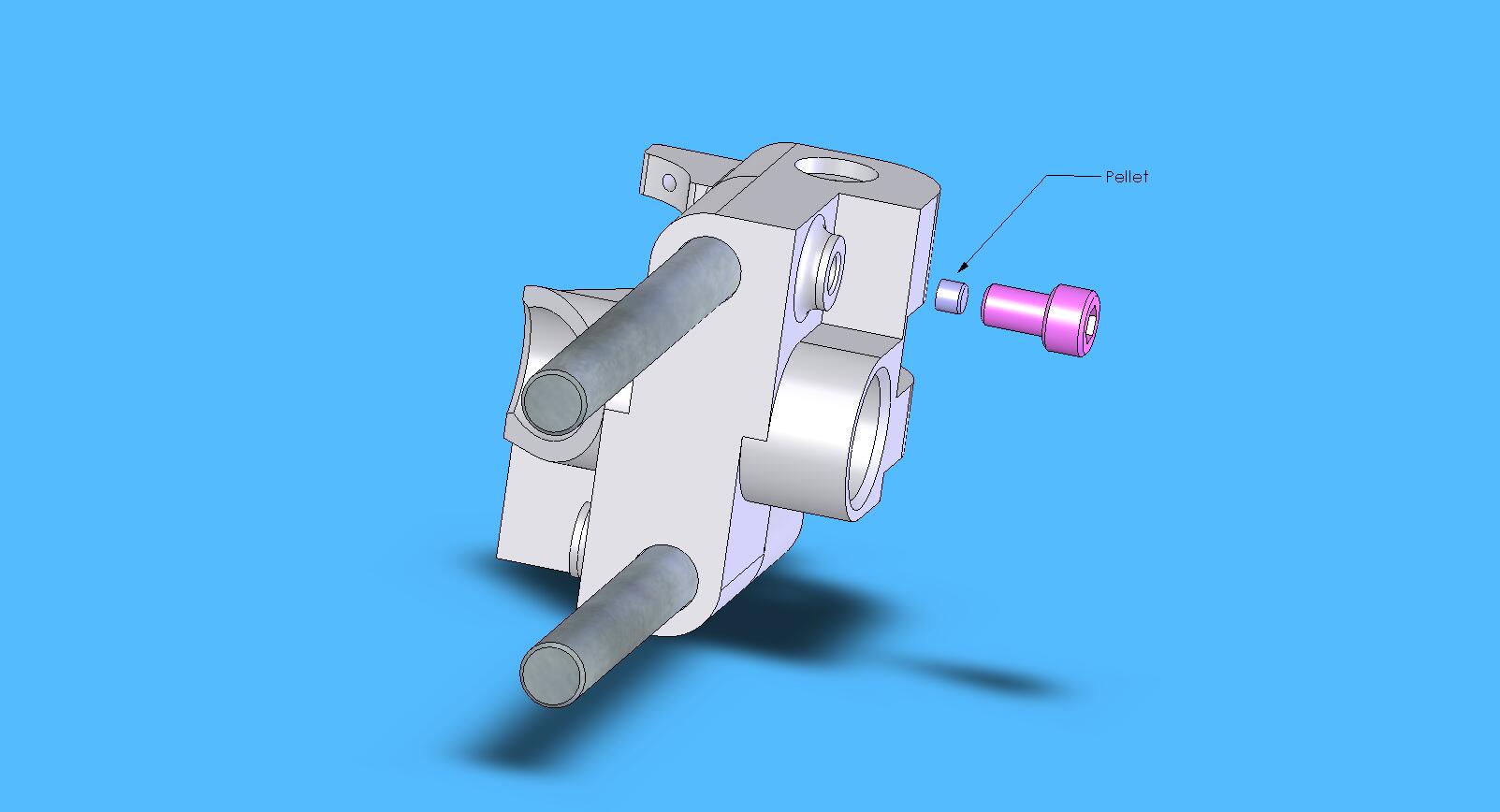 Y gantry blocks for E3NG Ender 3 NG v1.2