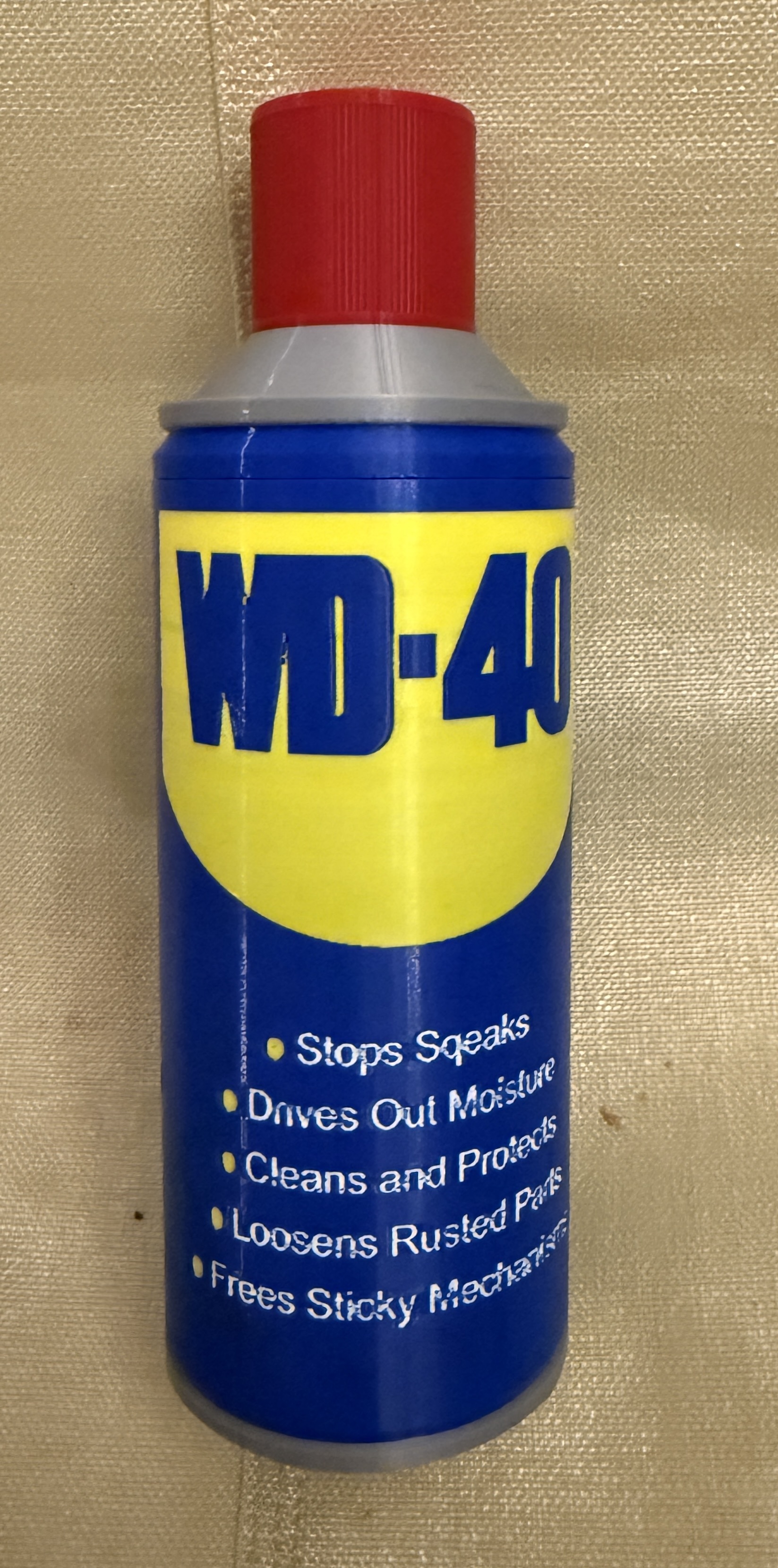 WD40 bottle with a hidden compartment.