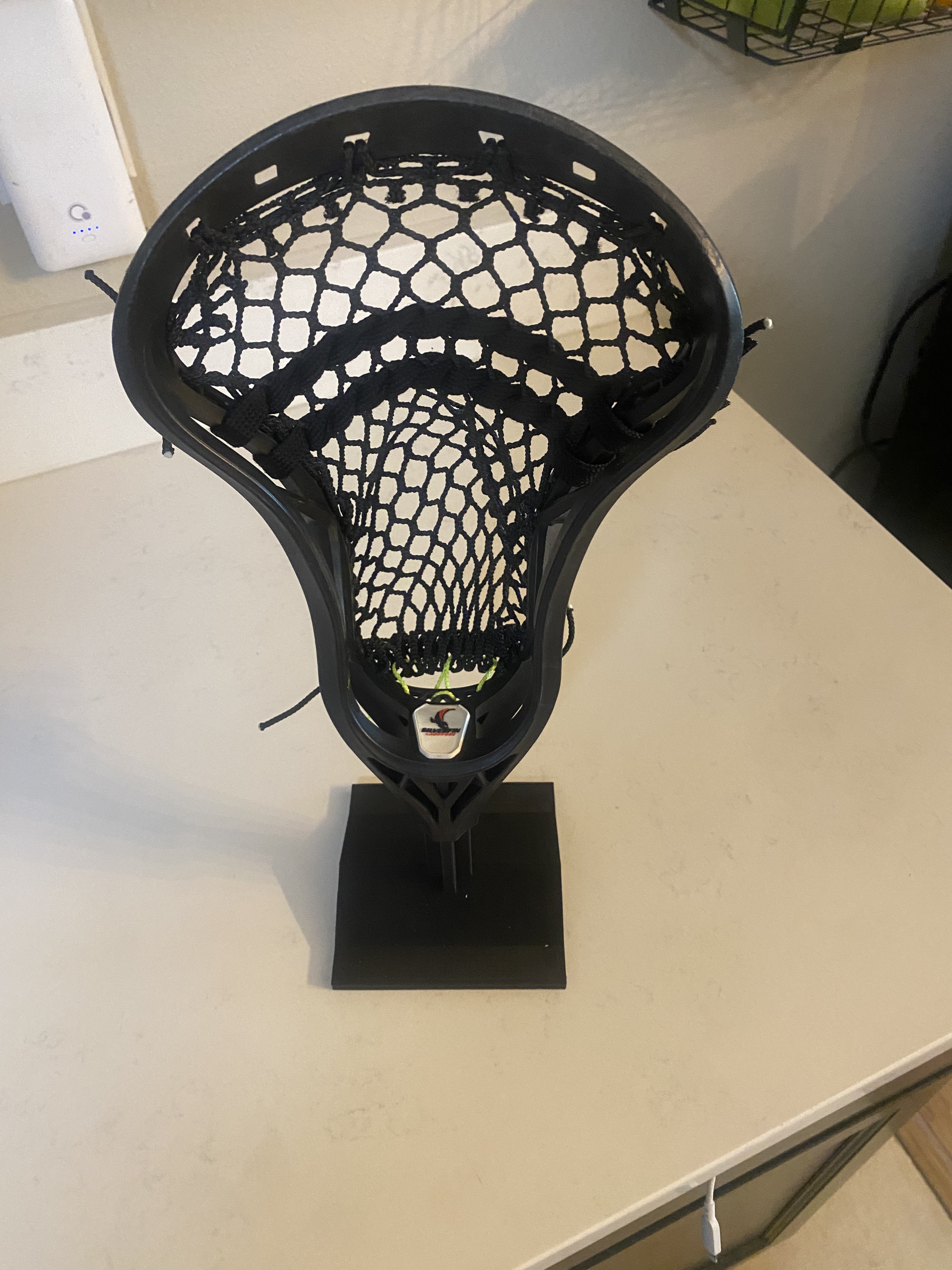 Lacrosse Head Stringing Stand | Display Holder for Men’s Field Heads