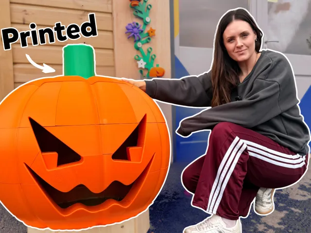 GIANT Lego Style Pumpkin