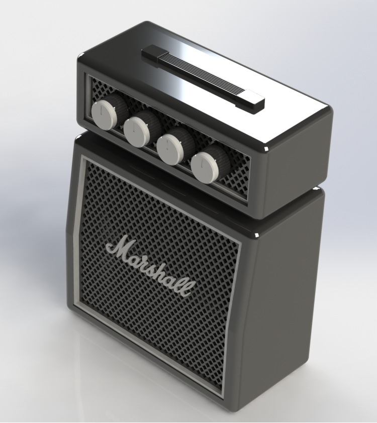 Marshall mini guitar amplifier