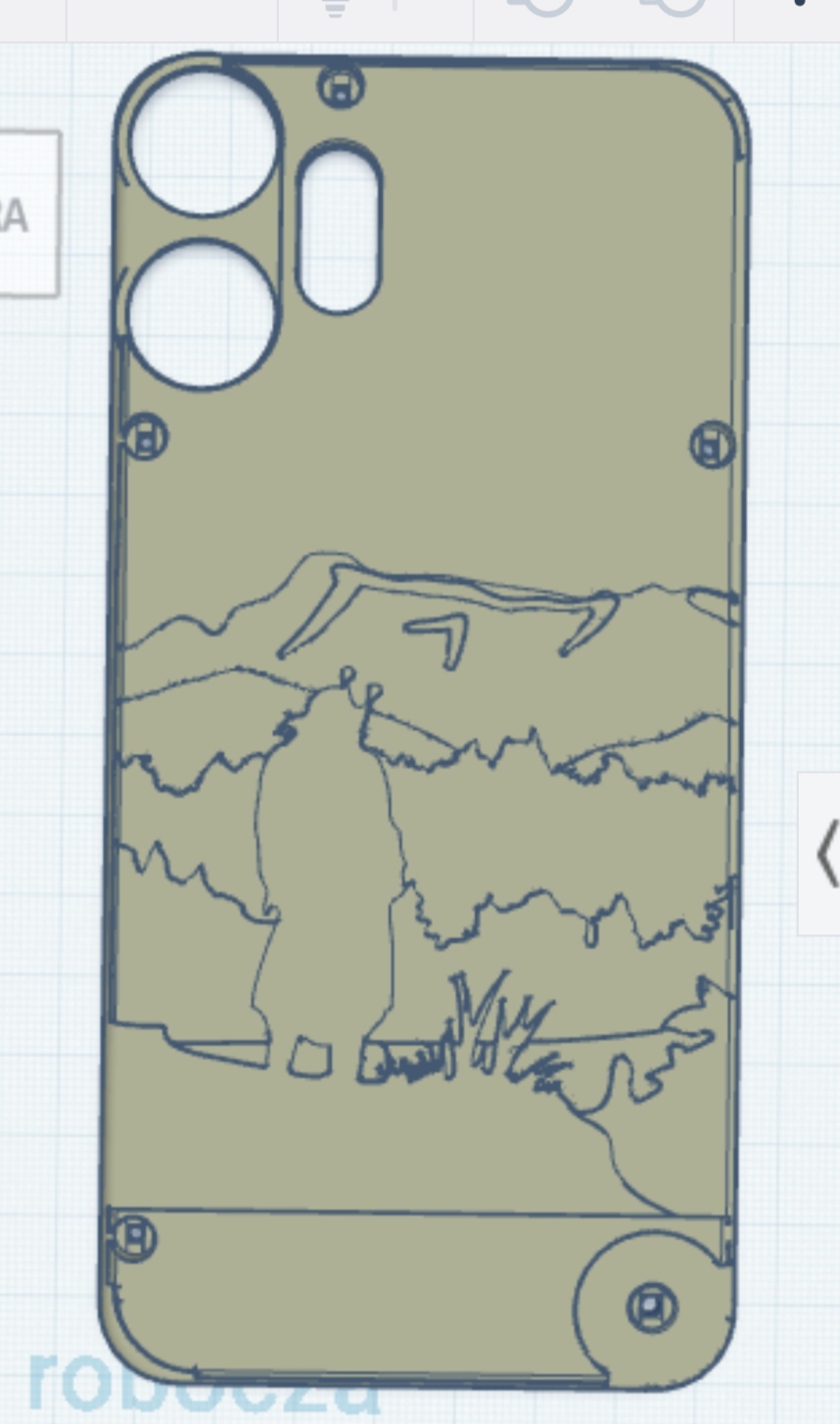 Geralt The Witcher CMF Phone 2 Pro case 3D model thumbnail