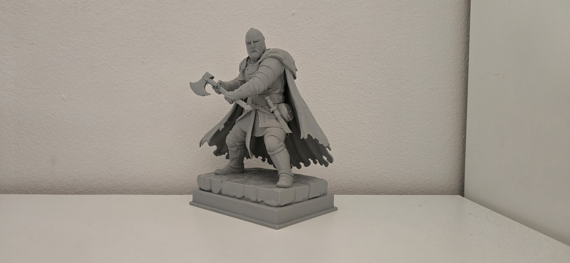 Viking General with Battle Axe and Cloak