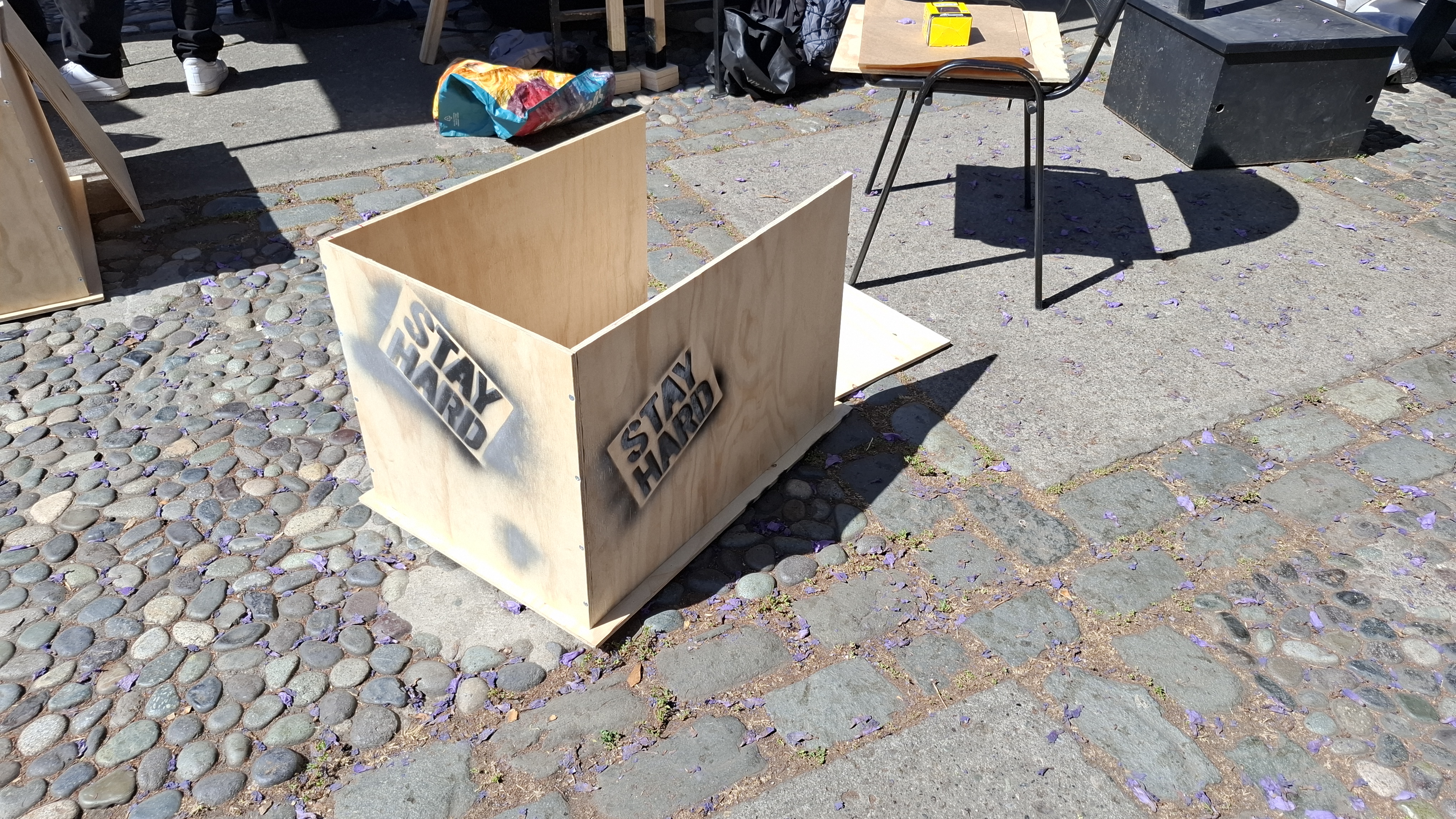 Stay Hard Spray Sign