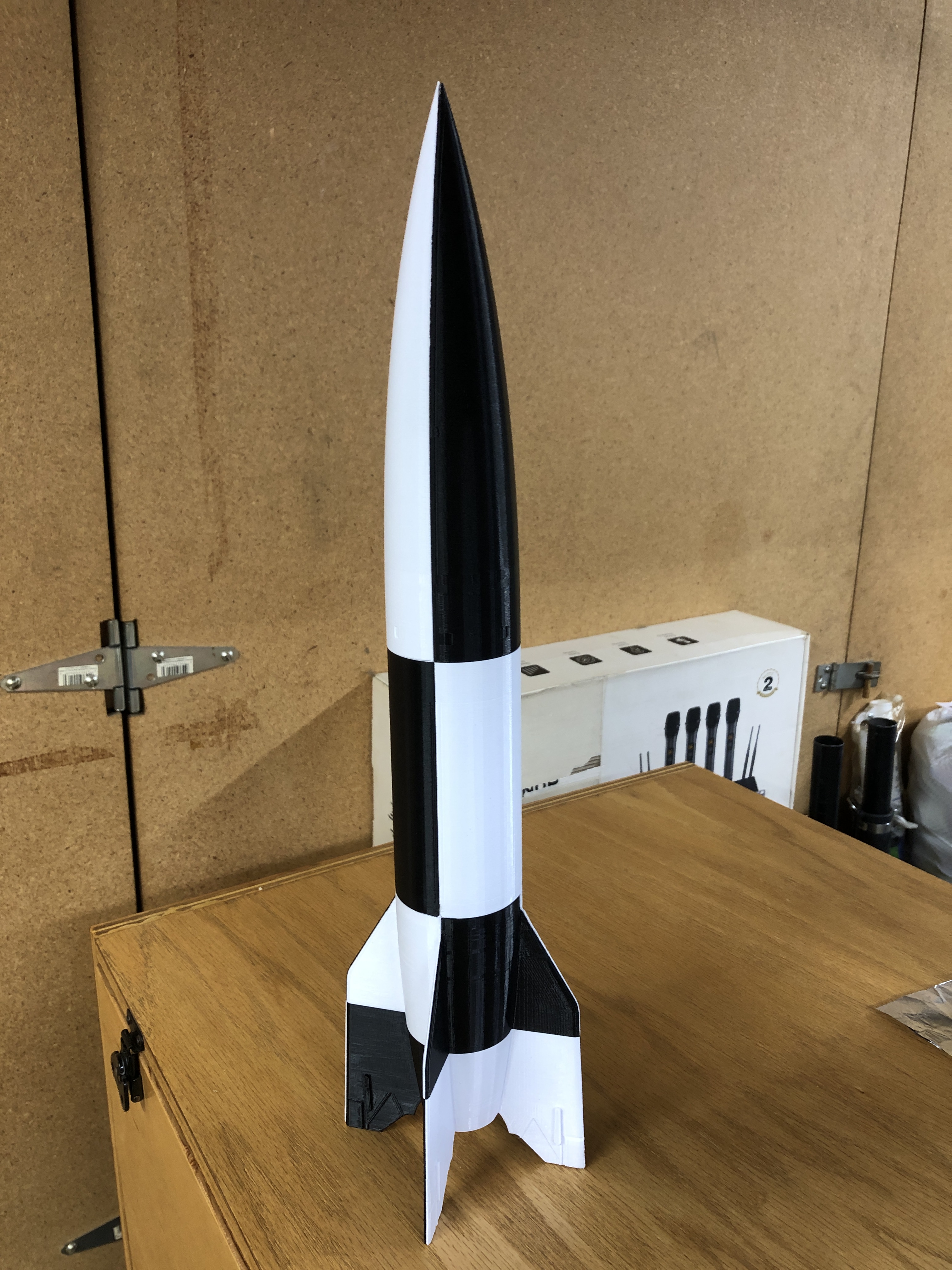 German V2 Rocket - Split for Single Color Printers