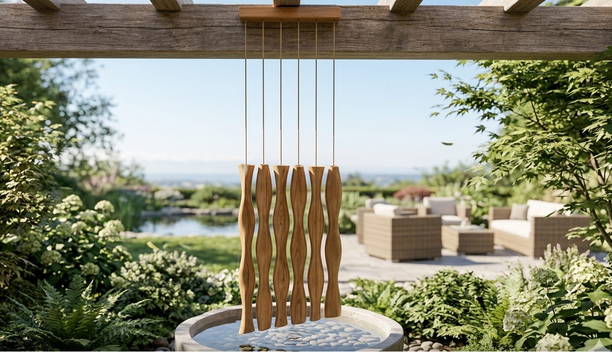 Ripple / Bamboo Wind Chime (Print-in-Place)