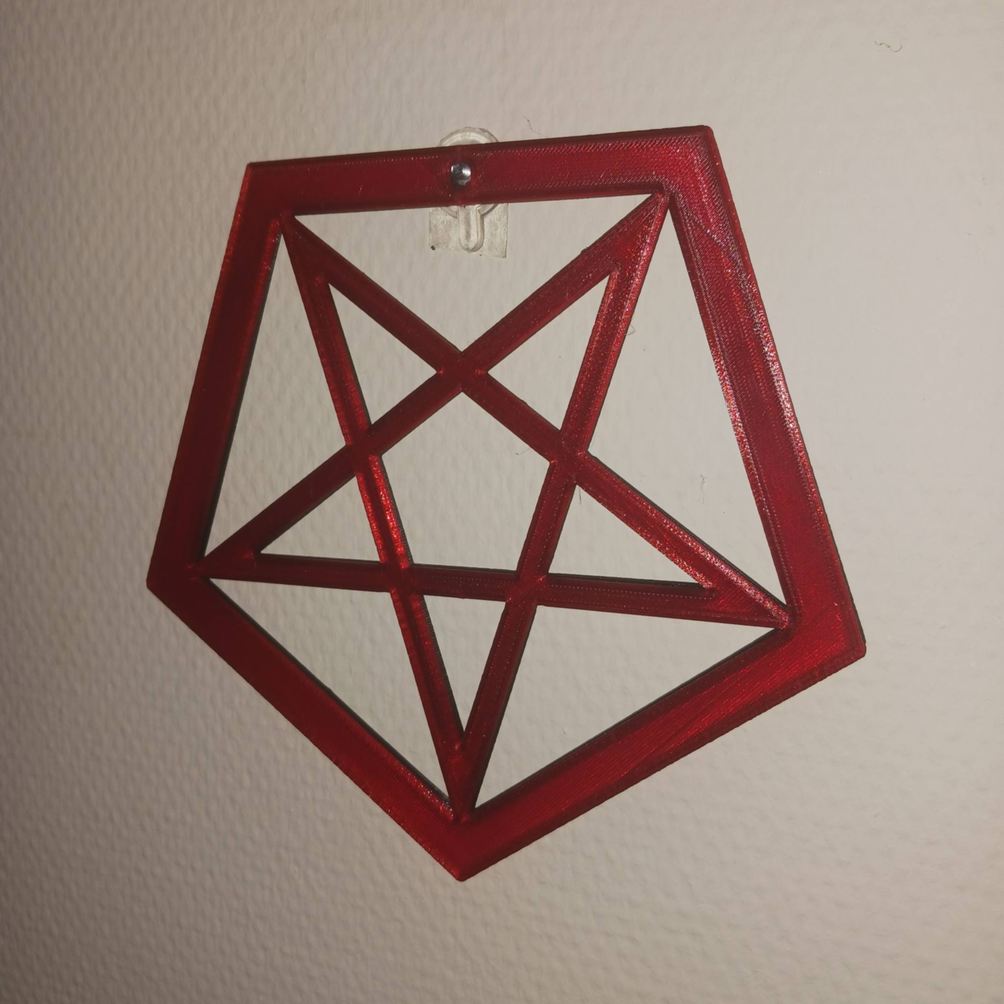 Pentagonal Pentagram, Wall Art (Demonic/Devilish/Satanic/Evil Stuff)