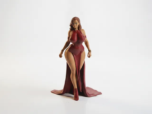 Elegant Female Figurine Statue 3D Printable