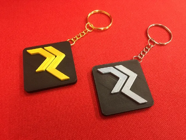 Radon bike keychain