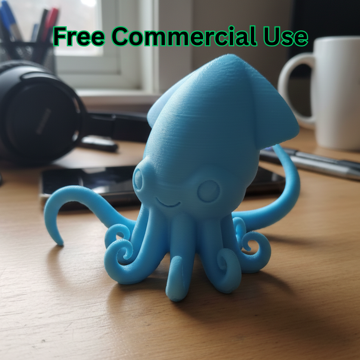 Cute Baby Kraken Figure