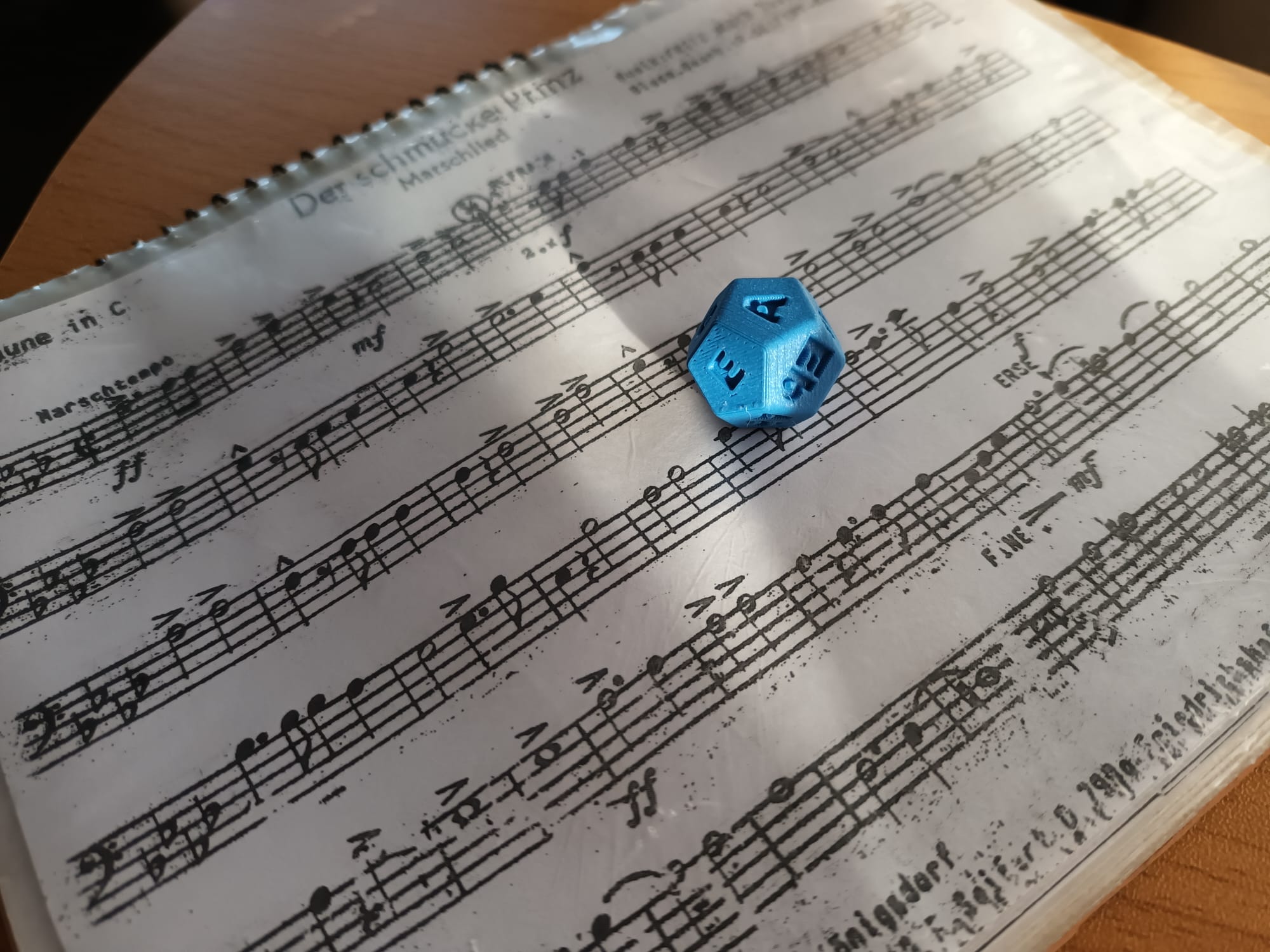Circle of fifths dice / Quintenzirkel-Würfel