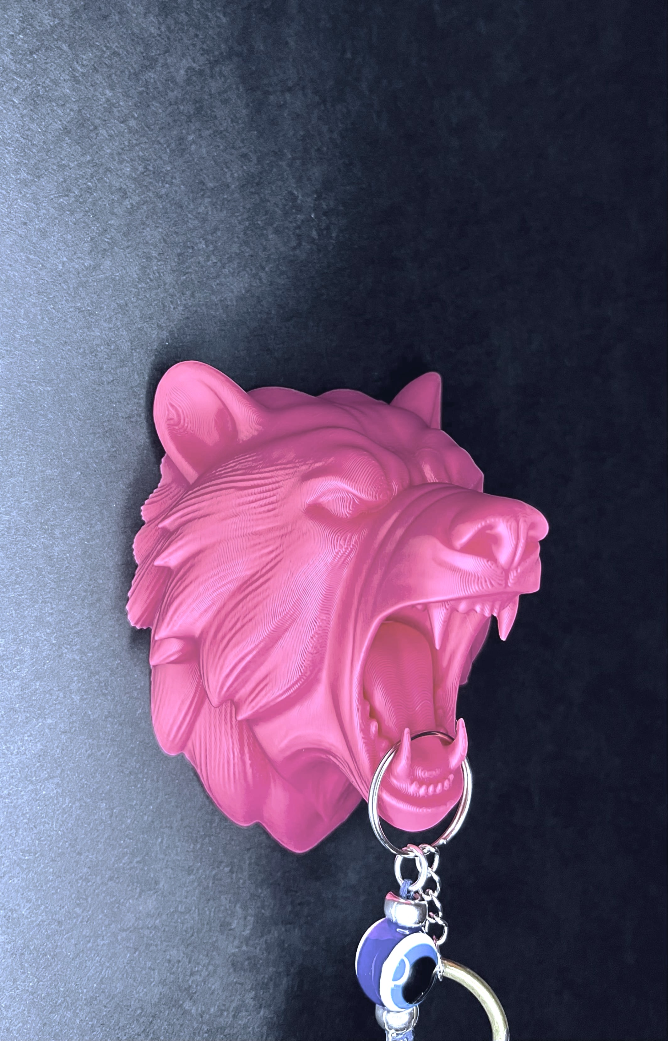 Bear wall key chain holder decoration