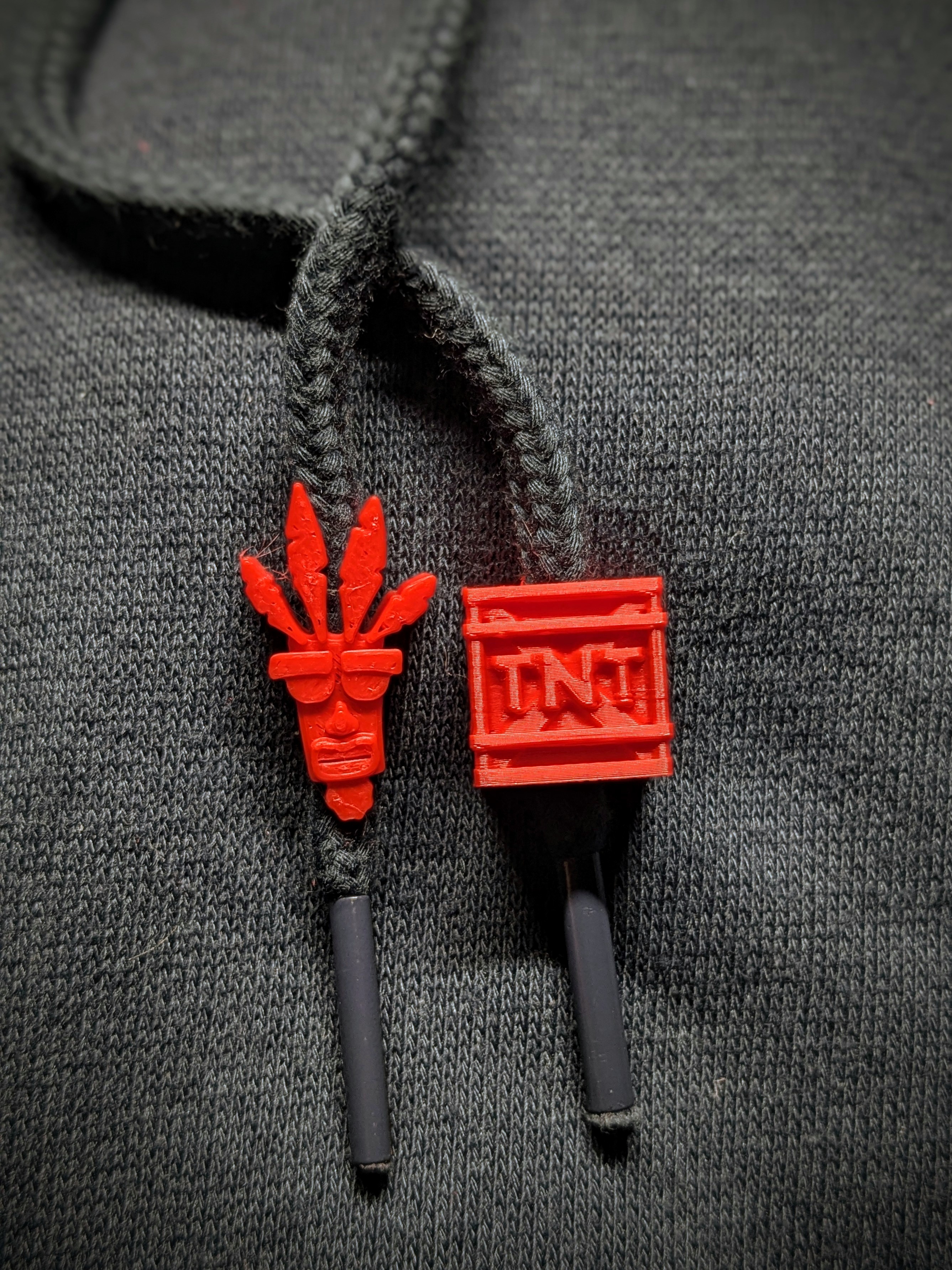 Crash Bandicoot beads