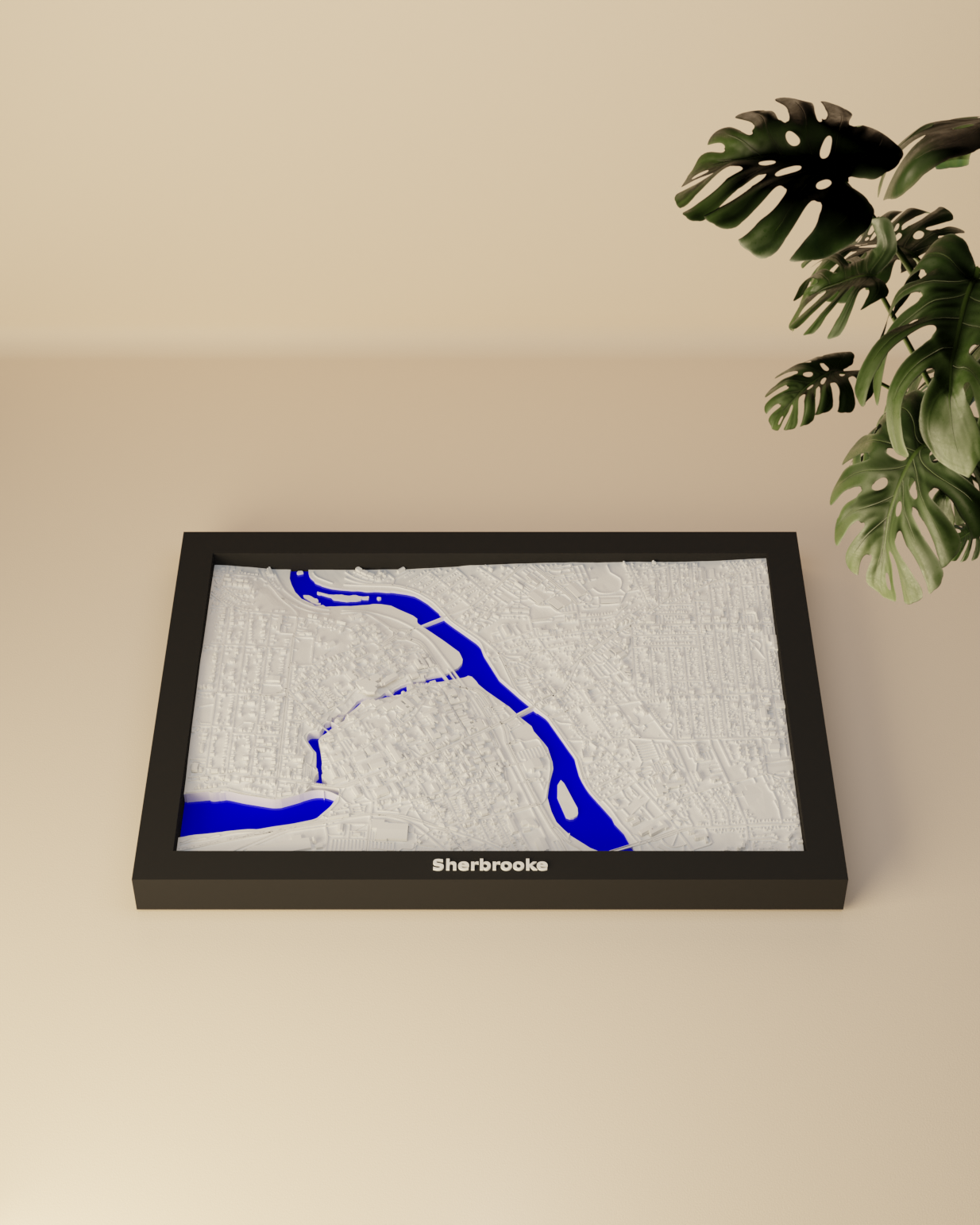 Sherbrooke, Canada - 3D Miniature