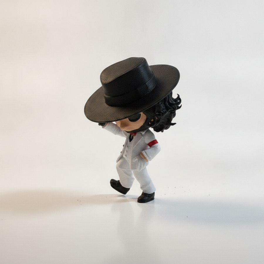 Chibi Muzan Kibutsuji From Demon Slayer In Michael Jackson Suit Figurine 3D Printable