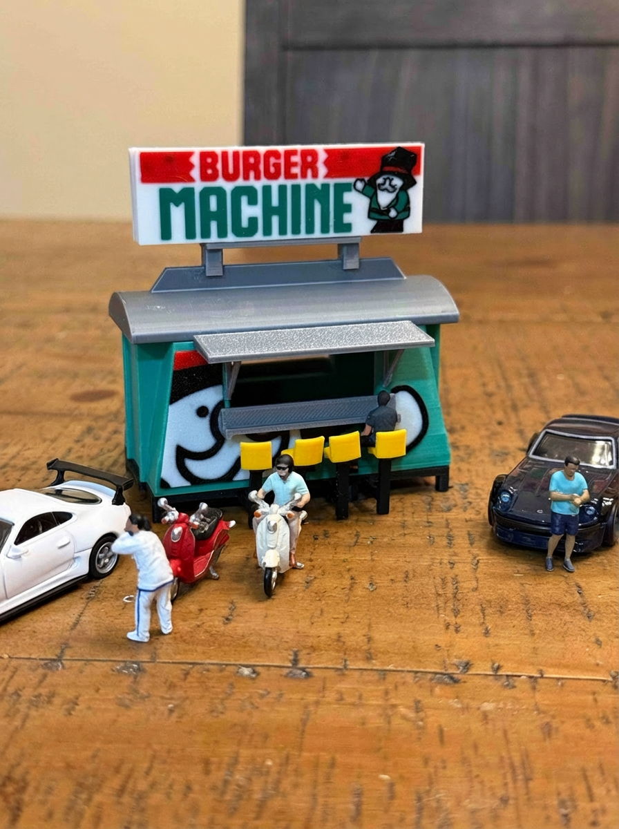 1/64 Burger Machine Diorama — thumbnail 2