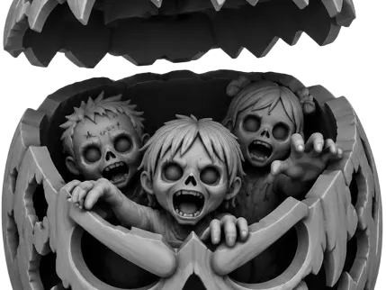 Halloween dyně požírač dětí : Helloween pumpkin eater of children