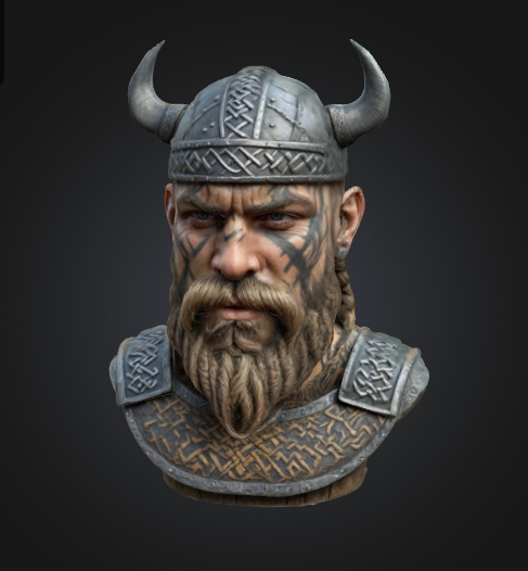 viking bust