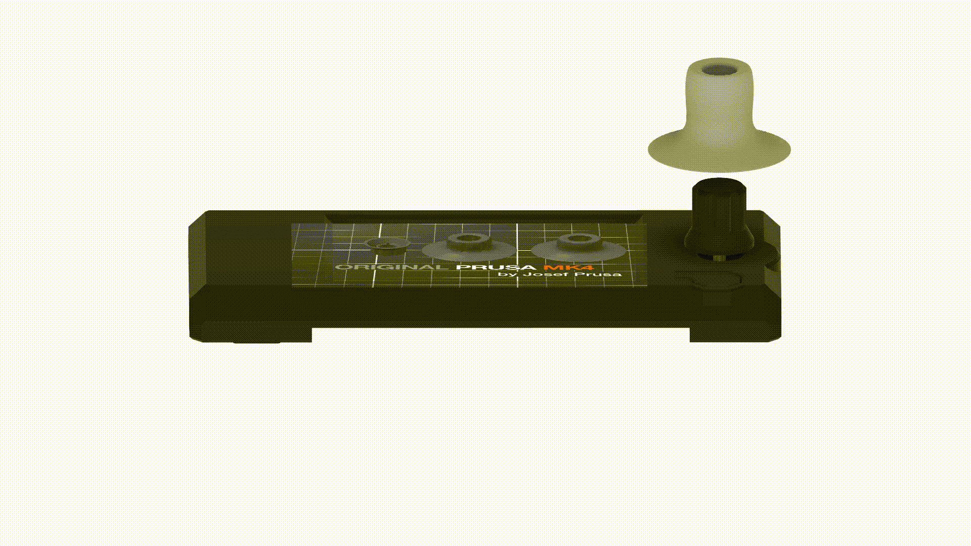 [v2] 2 in 1 MK4S / MK4 / CORE ONE Display Knob with Detachable Scraper