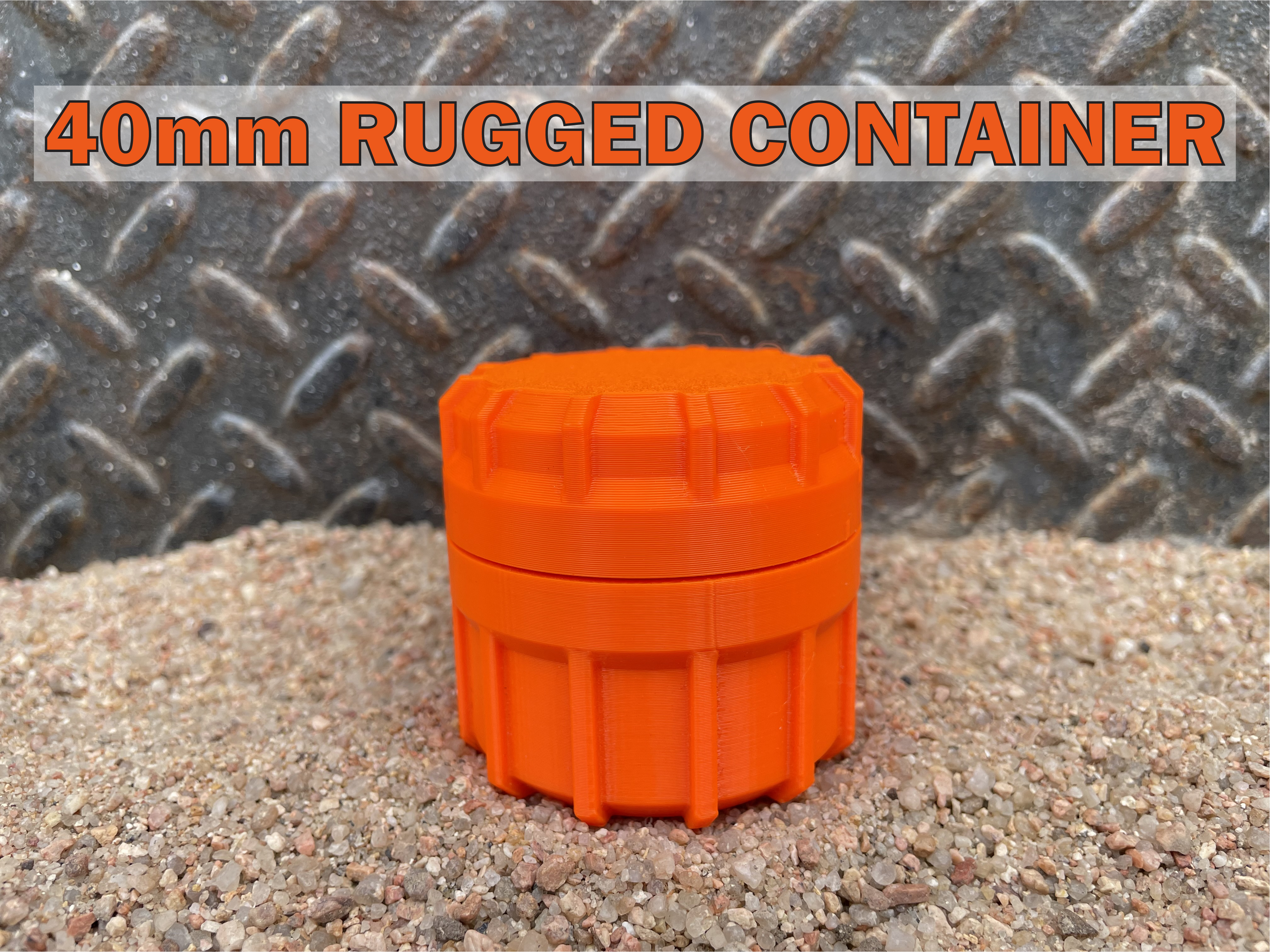 40mm Rugged Container with Gasket