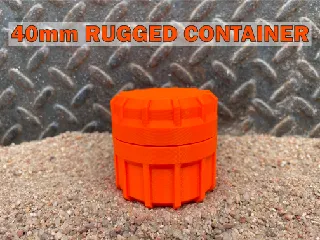 40mm Rugged Container with Gasket