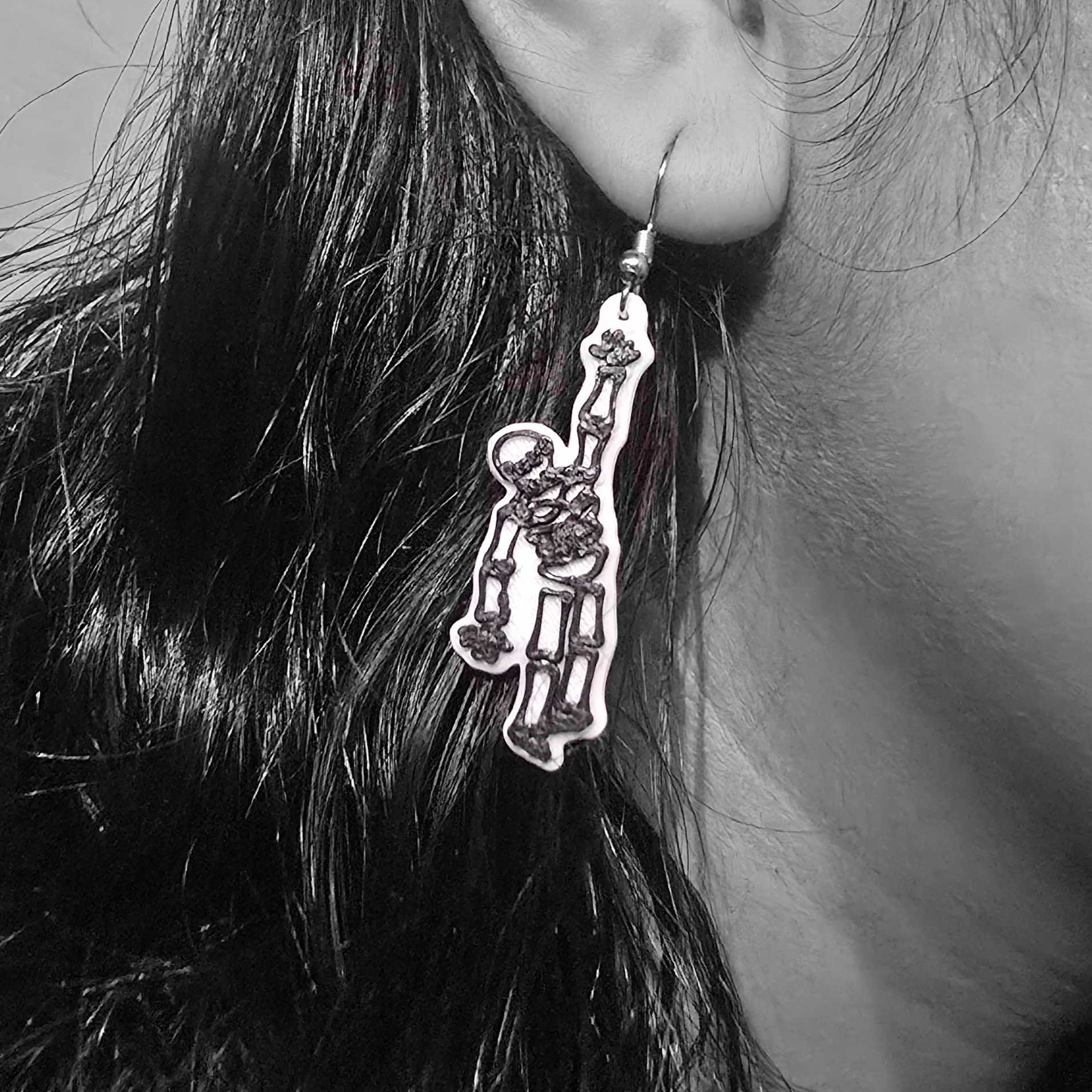 Aretes Esqueleto