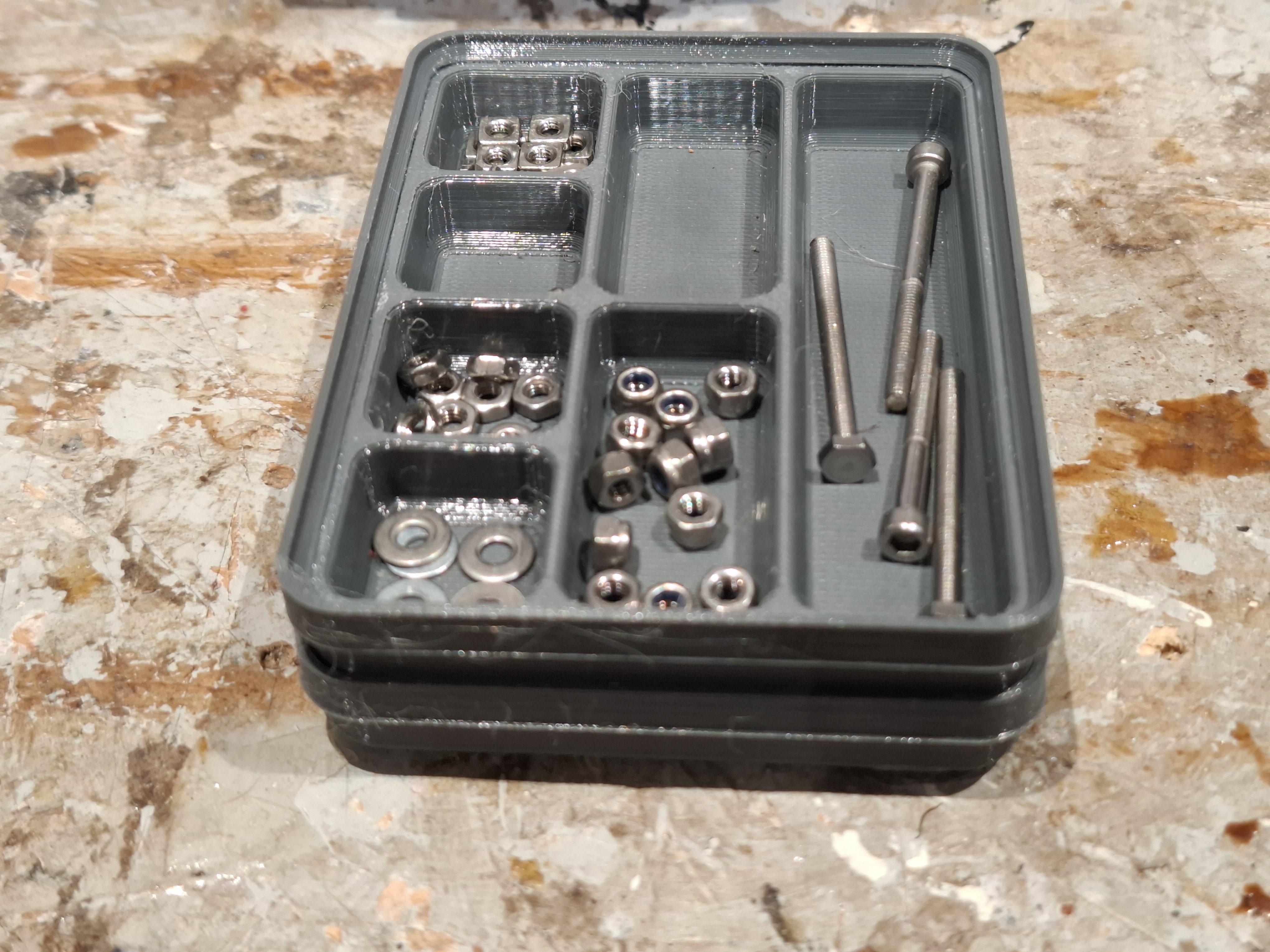 Miniatura 3 do modelo 3D Screw Organizer (stackable)