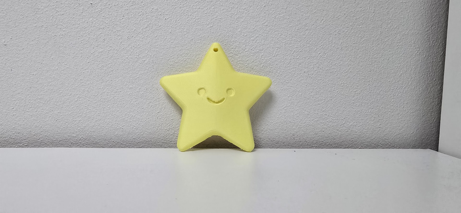 Smiling Star Christmas Ornament