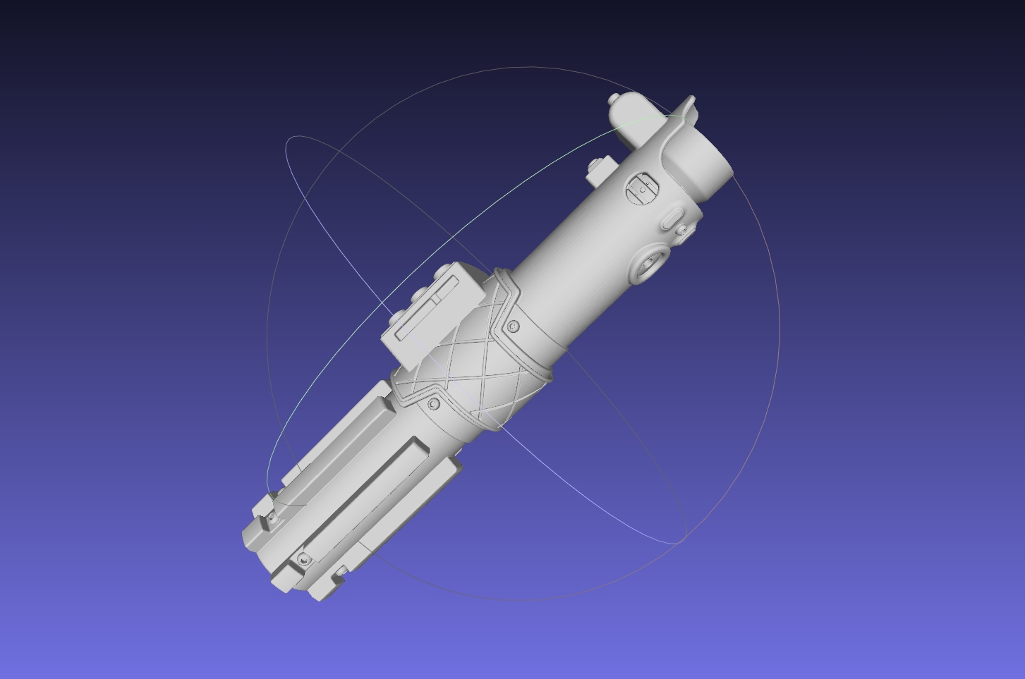 Star Wars Episode IX Rey Lightsaber Printable Model