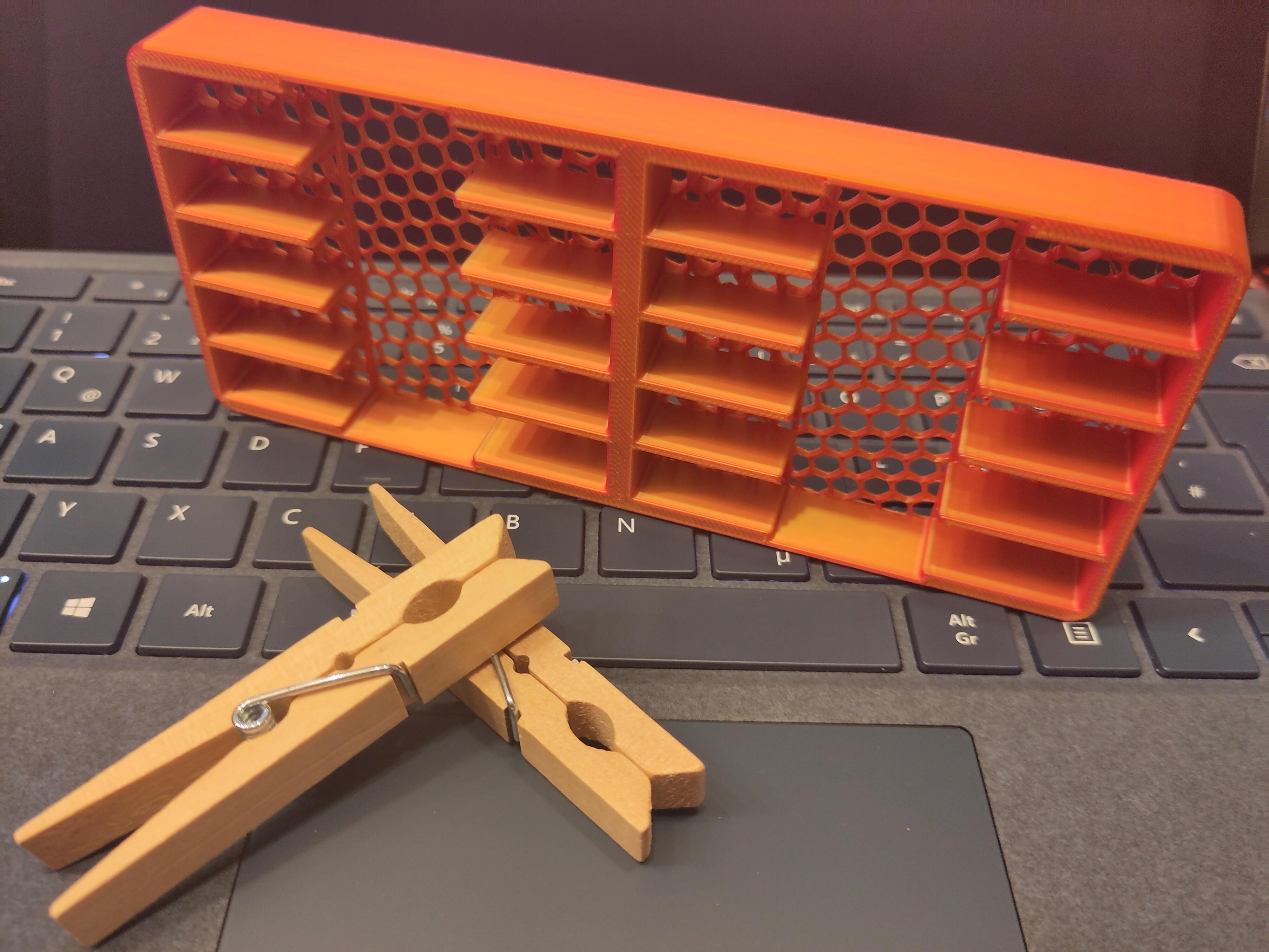Clothespin engraving Jig