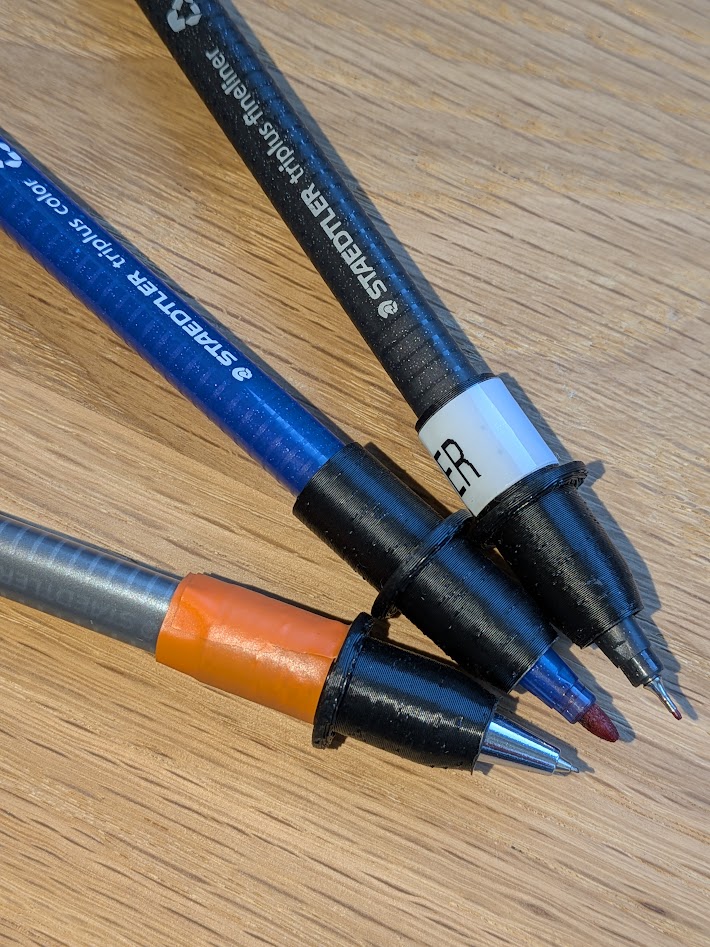 Plotter adapters for Staedtler Triplus pens