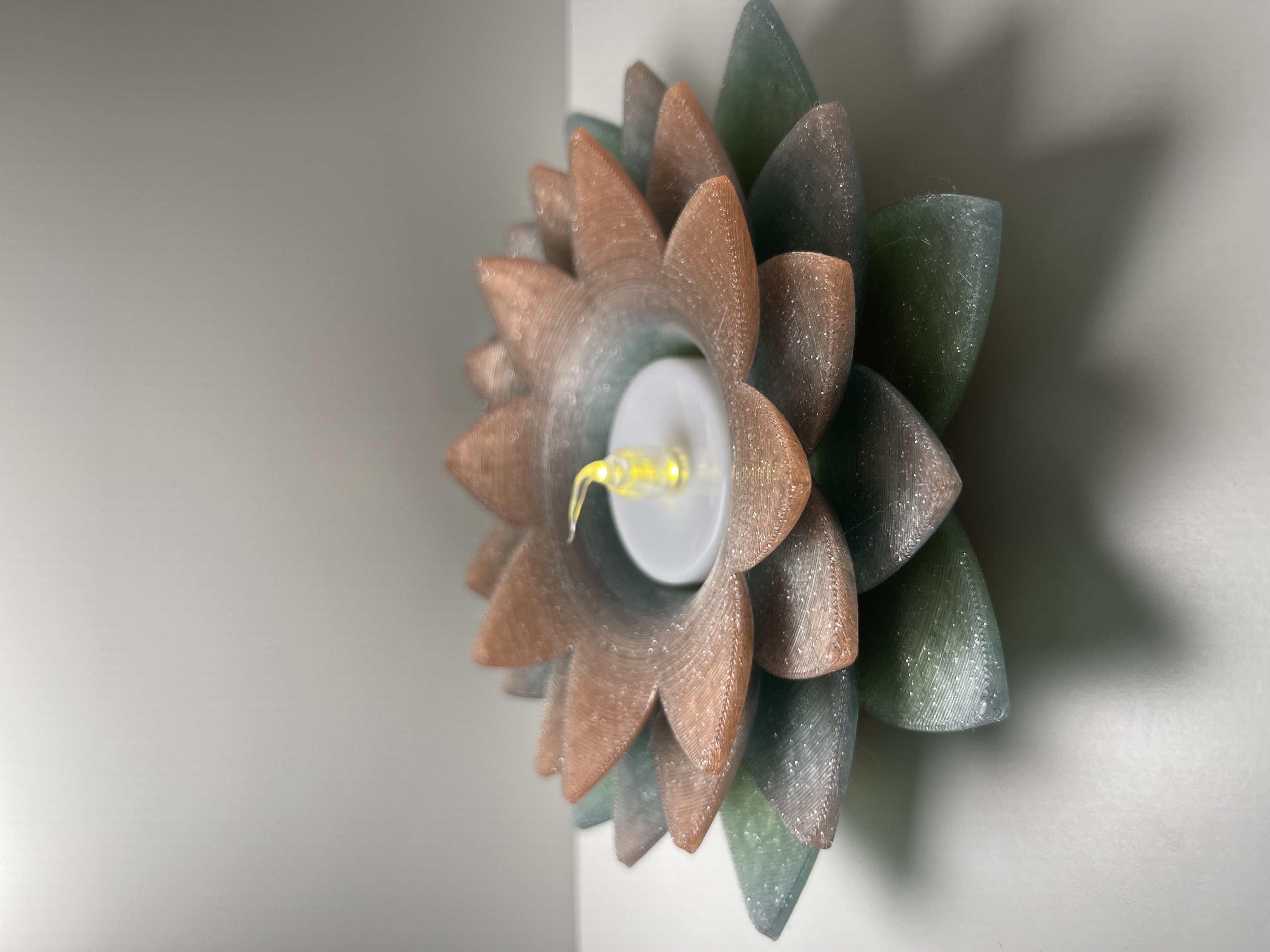 Lotus Flower LED Tea Light Holder