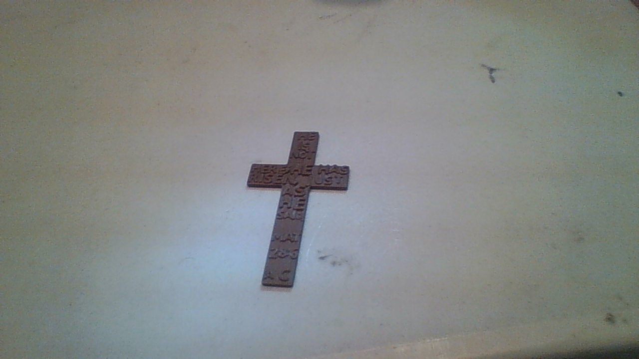 Mathew 28:6 cross