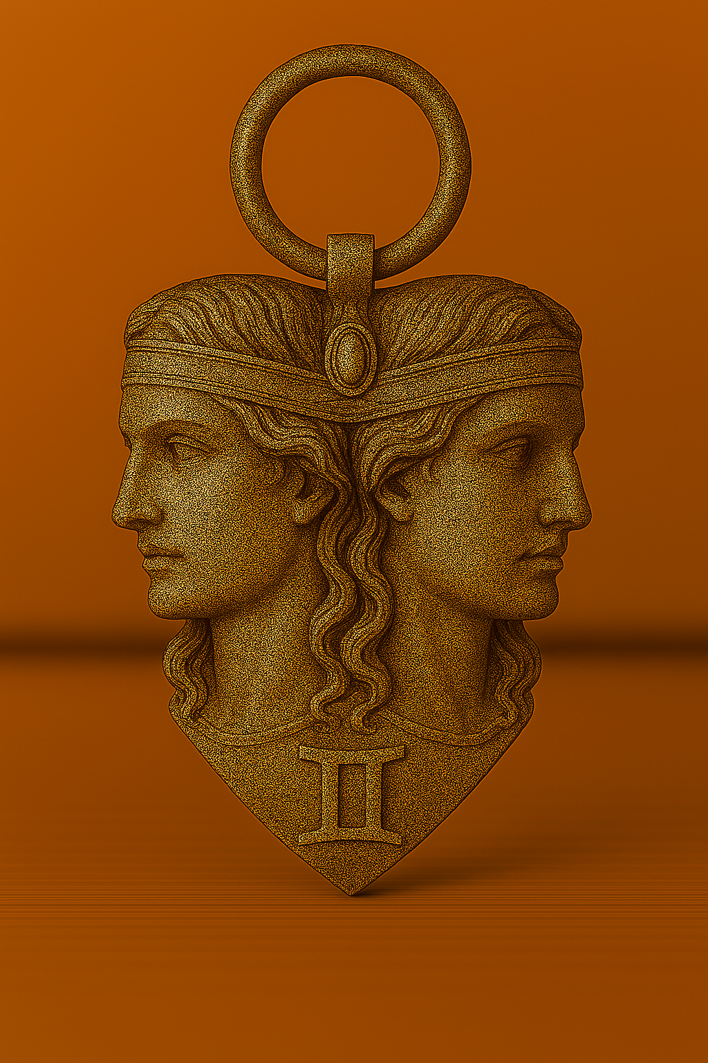 Geminis keychain