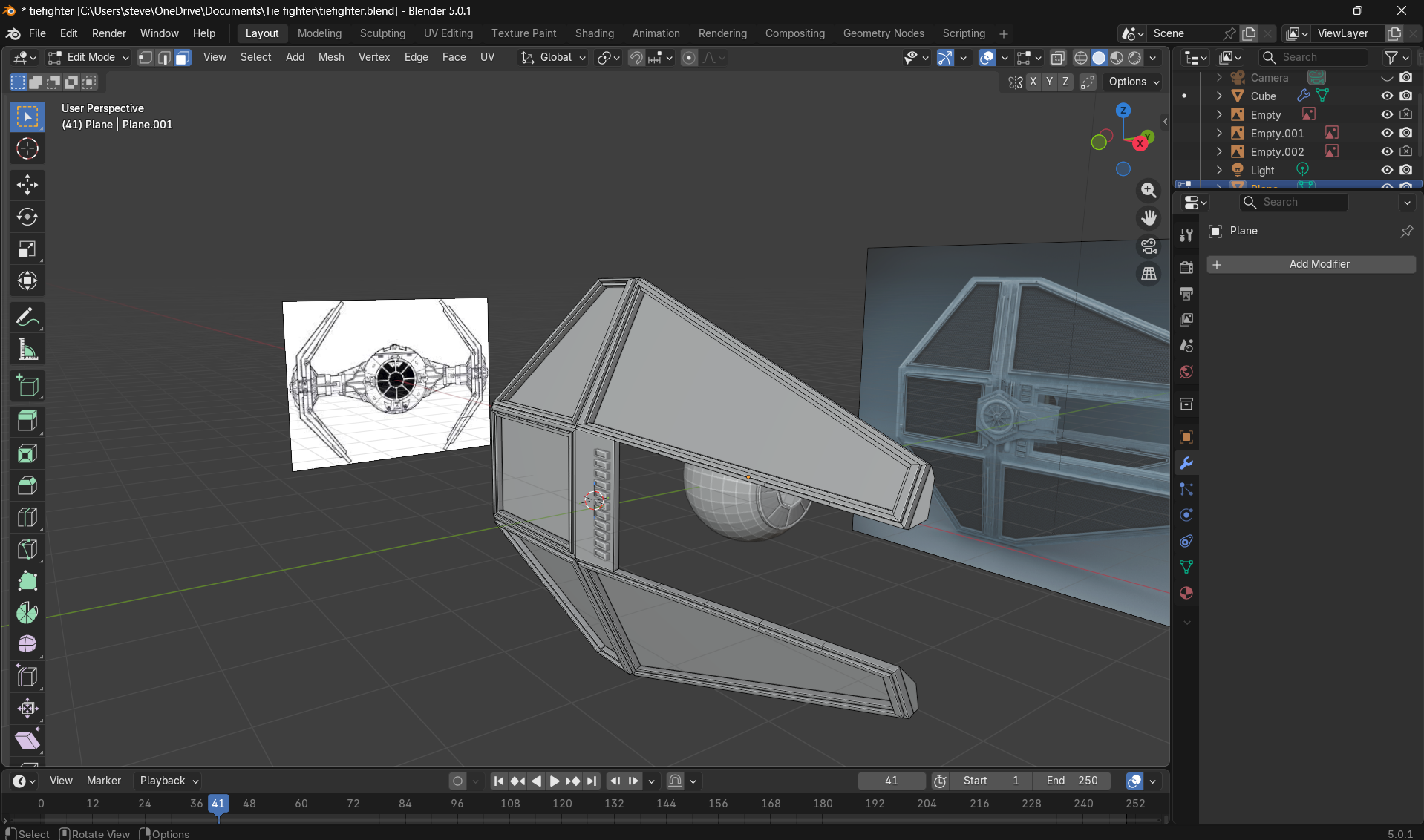 Miniatura 6 do modelo 3D Tie Interceptor