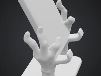 ZombiGrip Soporte de Tablet con Brazos Cadavéricos