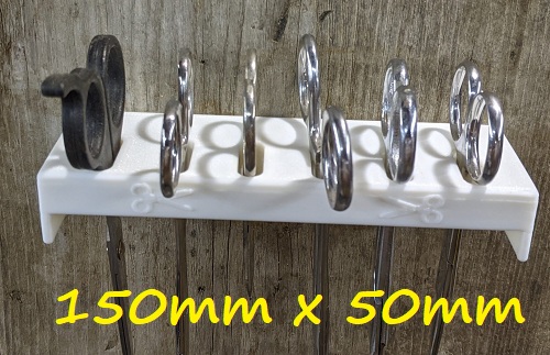 Six Small Scissors Forceps Holder Wall Mount — miniatura 9