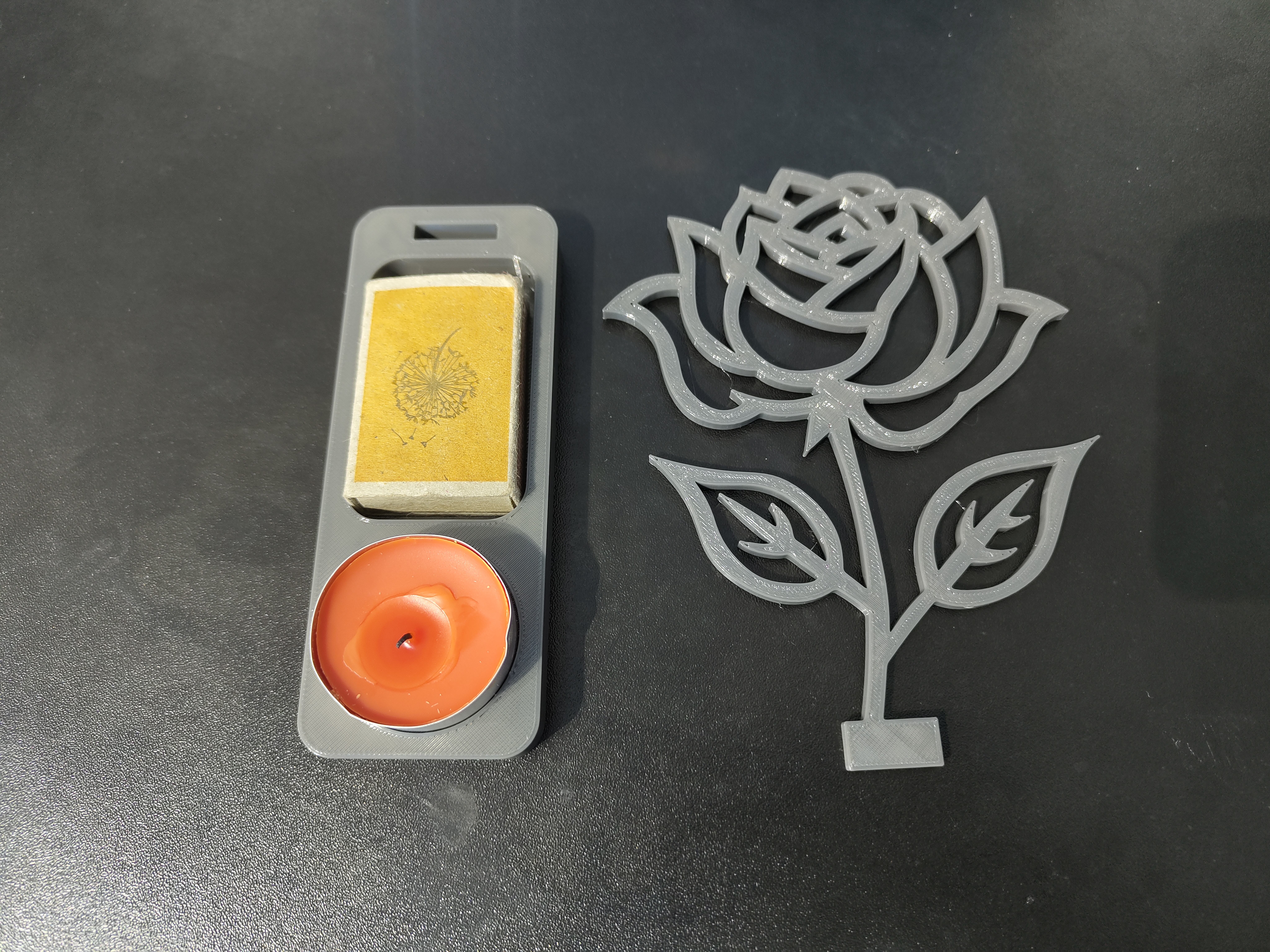 Rose shadow for tealight — miniatura 2