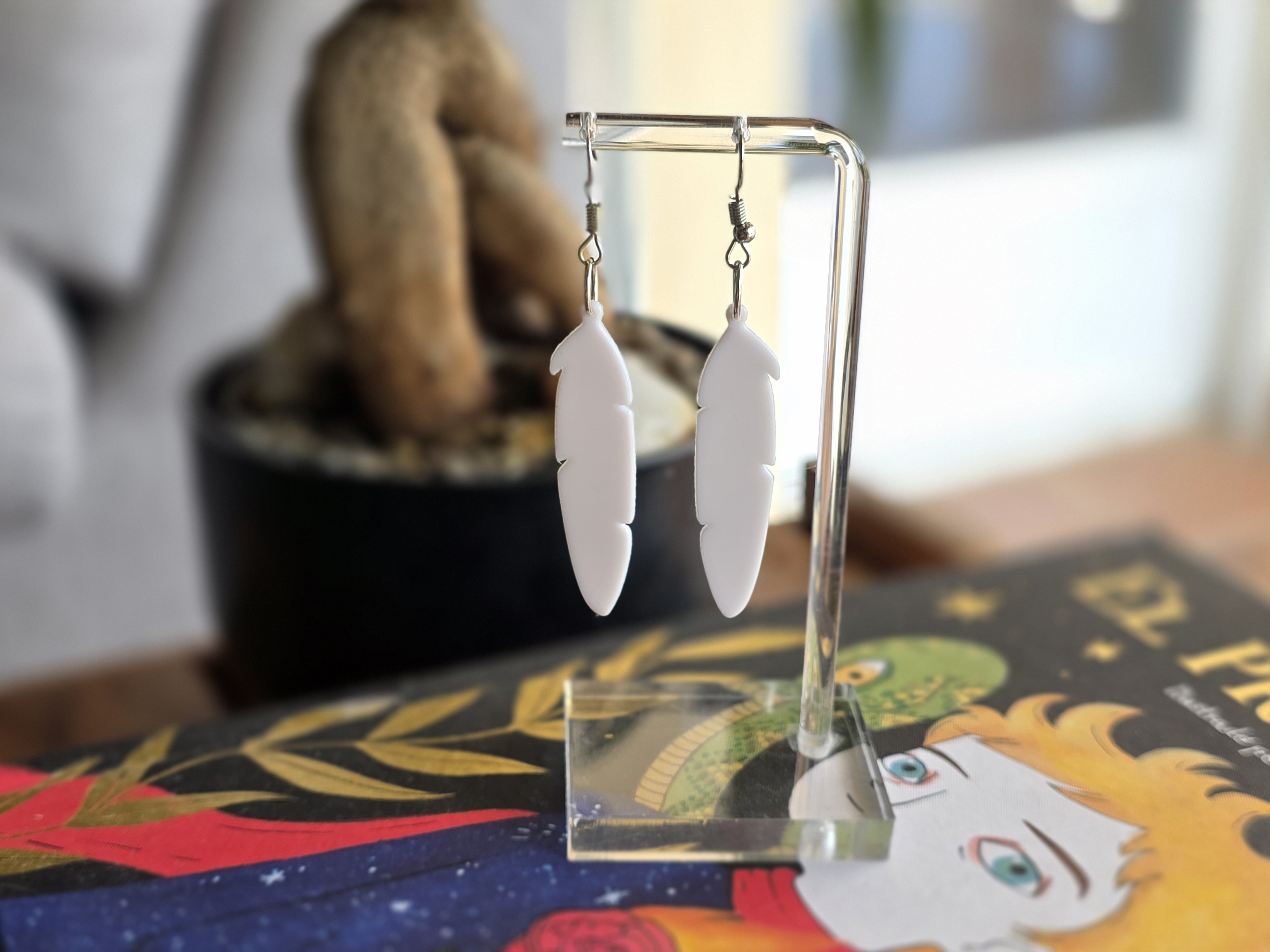 Miniatura 7 do modelo 3D Pendientes Pluma