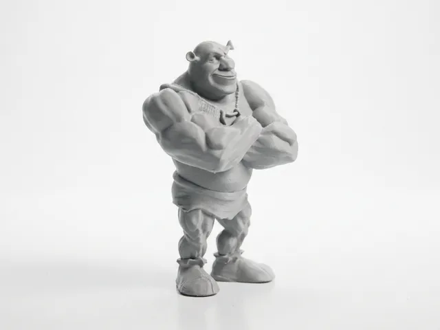 Buff Shrek Figurine Character Collectible 3D Printable