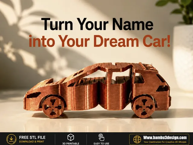 Turn Your Name into Your Dream Car!