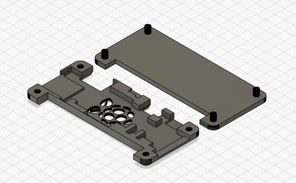 Slim Raspberry Pi Zero W Case With Pinout Cut Out v2