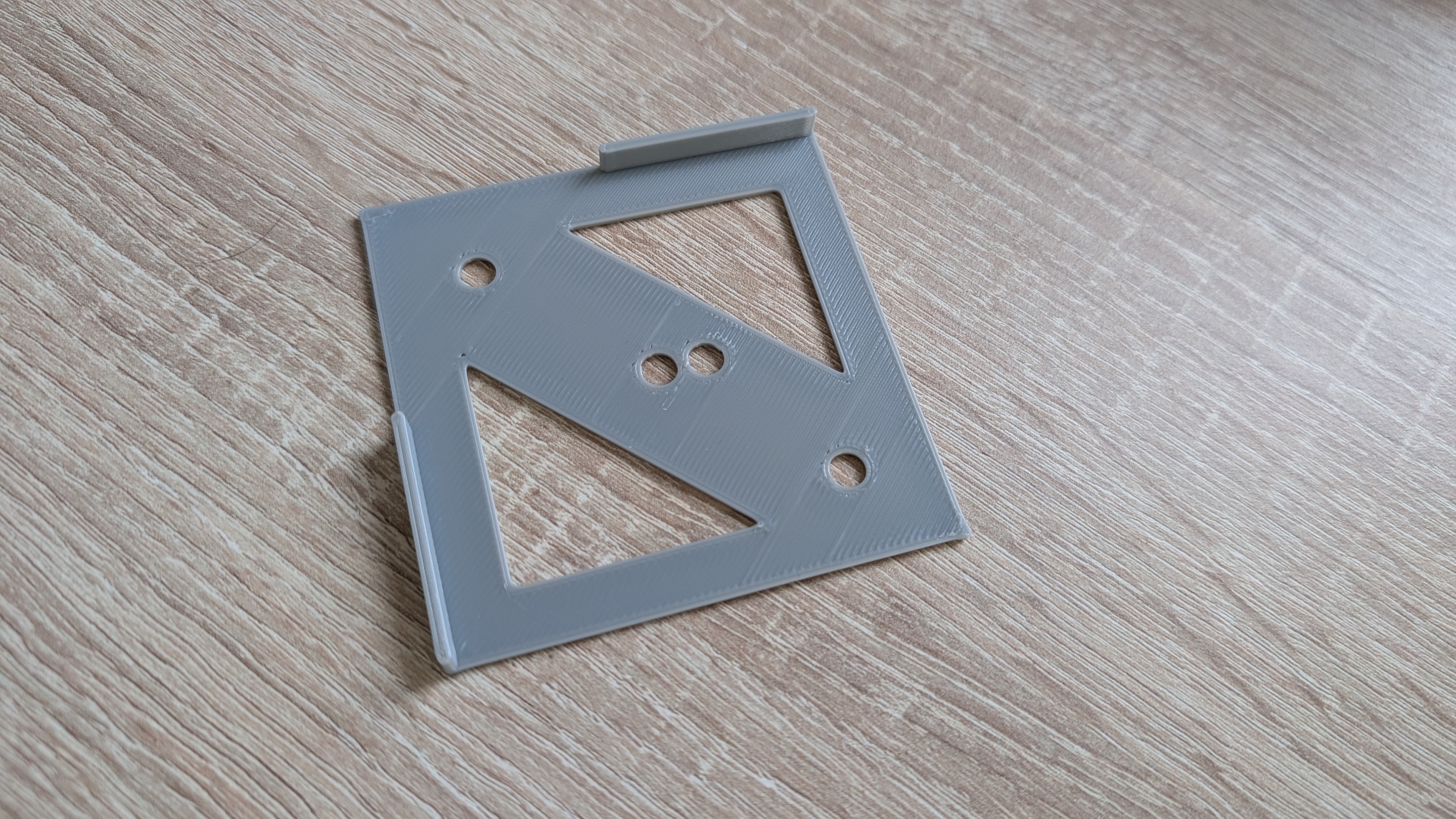 Template for drilling 80x80 beams