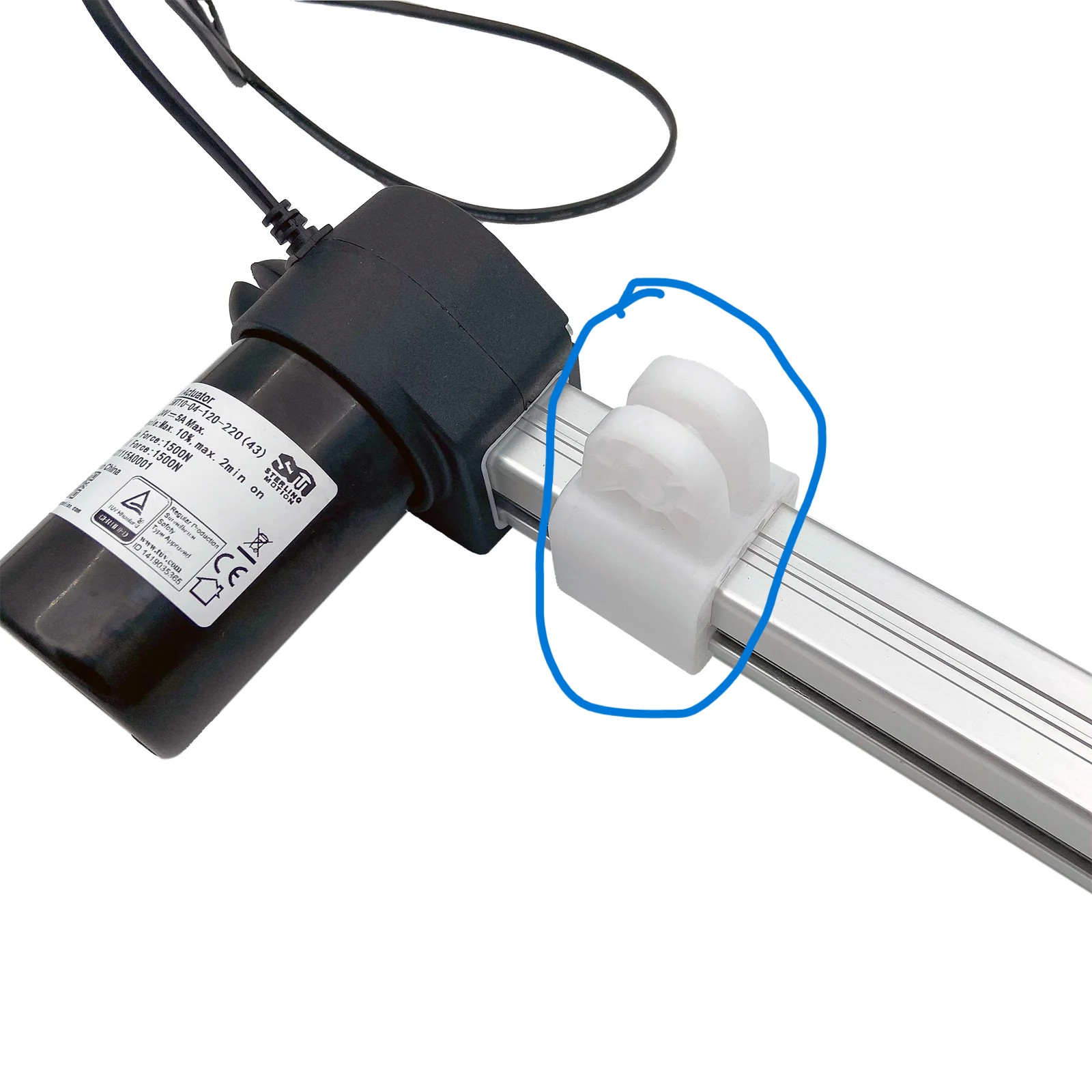 Linear Actuator Part for Recliner