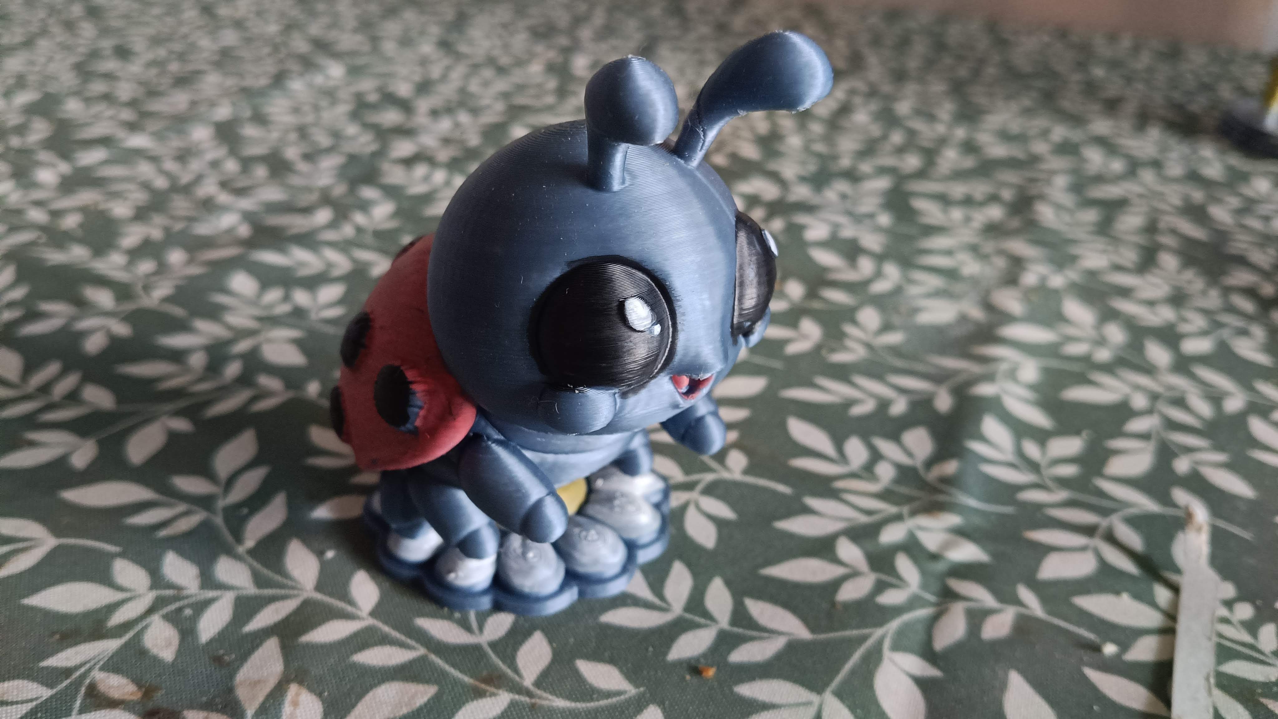 Cute ladybug 3D model by Helpman