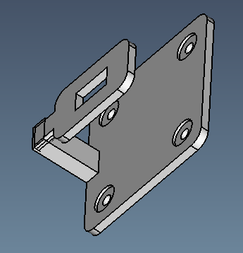 Wall support Moto Watch fit for charger 3D model