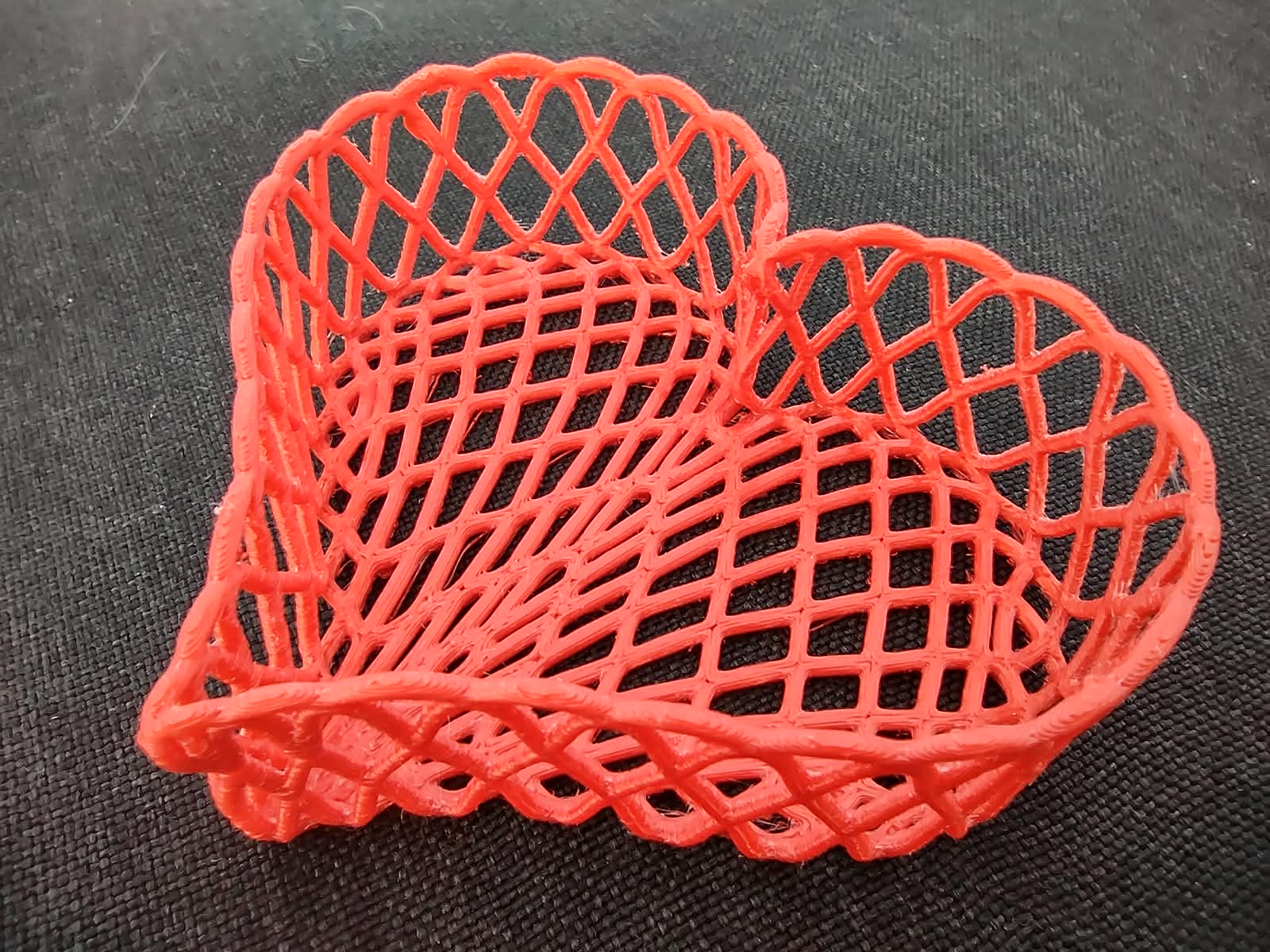 Heart Woven Basket Mesh Organizer – Romantic Valentine Gift