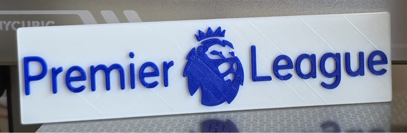 Premier League bar sign for mancave/sports bar