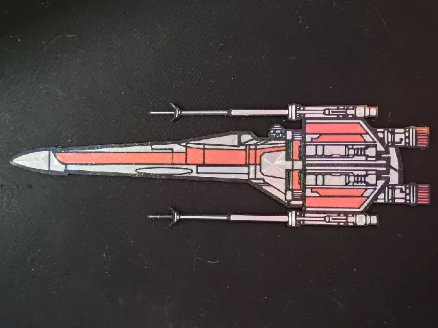 Infill for LimaMike3D's X-Wing Wallart